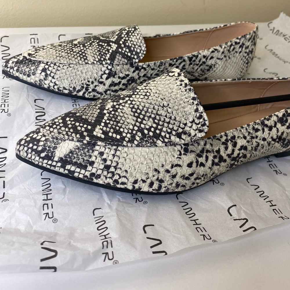 New Lamher Python Loafers
